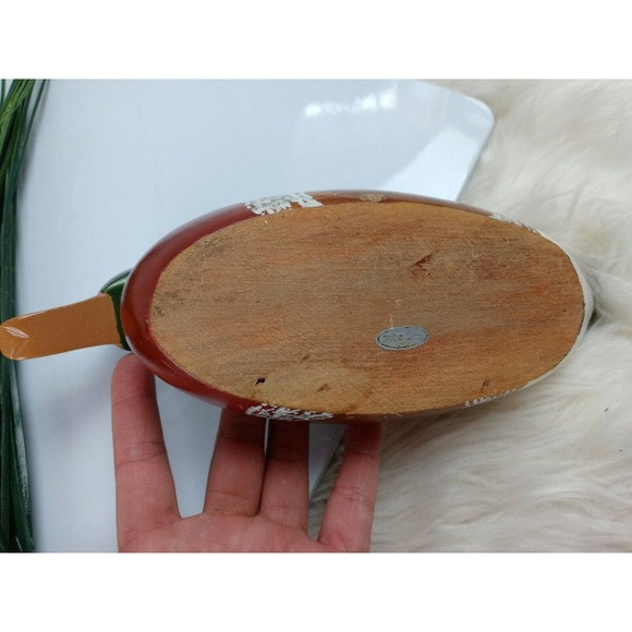 Wooden Duck Decoy Hand Painted Wood Home Decor - Picture 4 of 6